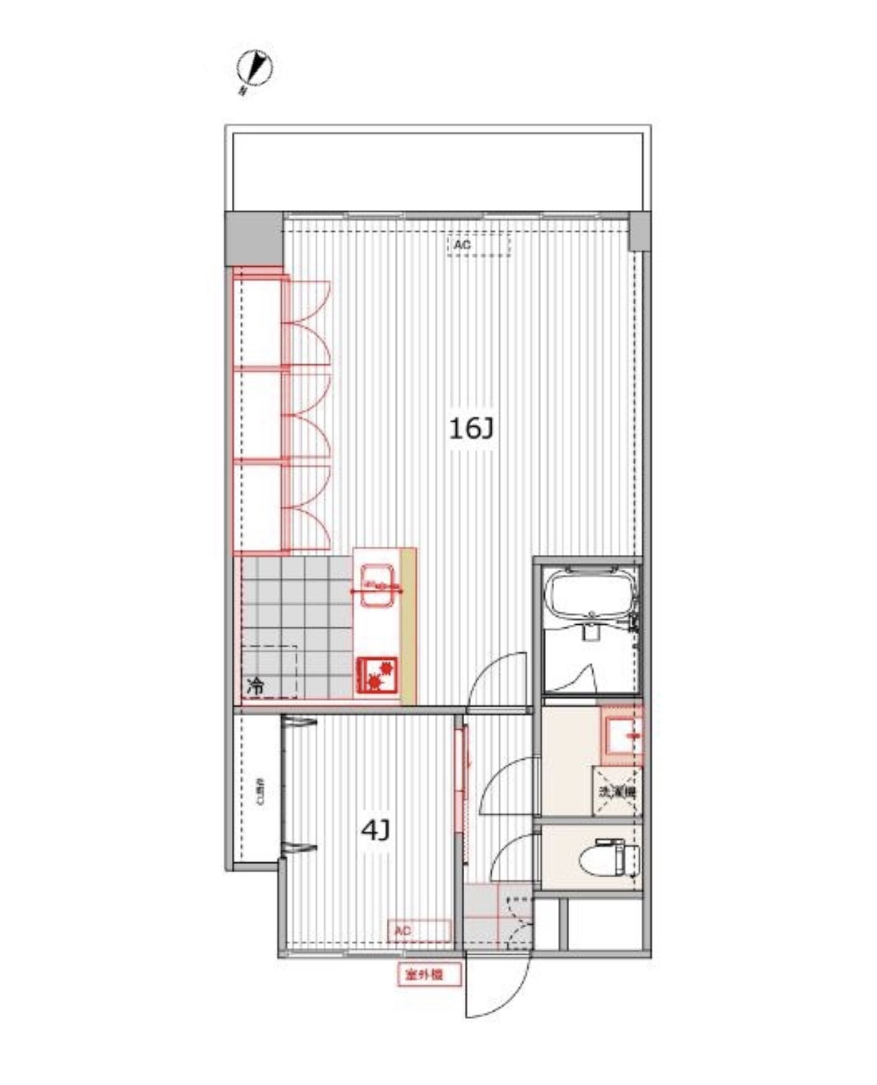 502号室間取り図